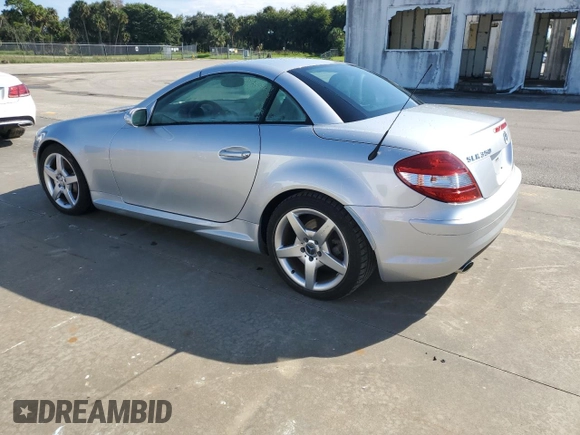 2005 Mercedes-Benz SLK-Class with VIN WDBWK56F65F030071, listed as a Copart auction lot 74048934 with 0 mi miles and Salvage Title. Bid and sale history available at carsss.com. Image 2.