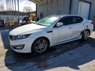 2013 Kia Optima SX with VIN 5XXGR4A64DG216873, listed as a Copart auction lot 50030885 with 189,226 mi miles and Salvage Title. Bid and sale history available at carsss.com. Image 1.