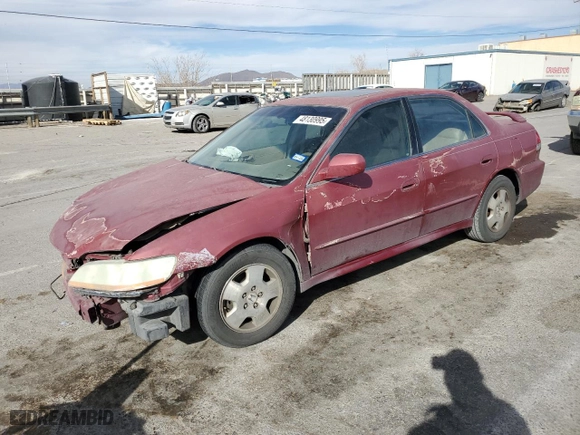 2001 Honda Accord Sdn EX w/Leather with VIN 1HGCG16541A055999, listed as a Copart auction lot 48130995 with 0 mi miles and Salvage Title. Bid and sale history available at carsss.com. Image 1.