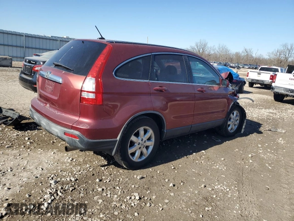 2007 Honda CR-V EX-L with VIN JHLRE487X7C080730, listed as a Copart auction lot 42798955 with 177,476 mi miles and Salvage Title. Bid and sale history available at carsss.com. Image 3.