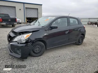 2022 Mitsubishi Mirage ES z VIN ML32AUHJ1NH001681, wystawiony jako Copart lot #45540005 z przebiegiem 4 100 mil mil oraz Szkoda całkowita • Salvage title. Historia ofert i sprzedaży dostępna na DreamBid. Obrazek 1.