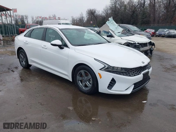 2021 Kia K5 LXS with VIN 5XXG14J23MG008892, listed as a IAAI auction lot 41534498 with 35,816 mi miles. Bid and sale history available at carsss.com. Image 1.