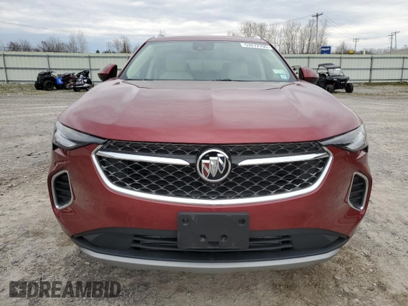 2023 Buick Envision Avenir with VIN LRBFZSR40PD223951, listed as a Copart auction lot 53272795 with 6,842 mi miles and Salvage Title. Bid and sale history available at carsss.com. Image 5.