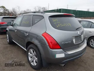 2006 Nissan Murano SL with VIN JN8AZ08W76W503862, listed as a IAAI auction lot 41925817 with Not Provided miles and . Bid and sale history available at carsss.com. Image 3.