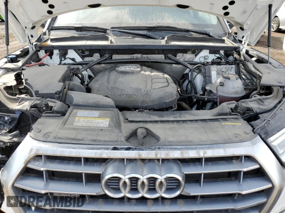 2020 Audi Q5 Premium with VIN WA1ANAFYXL2026794, listed as a Copart auction lot 44834995 with 66,010 mi miles and Salvage title. Bid and sale history available at DreamBid. Image 12.