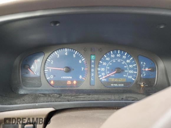2003 Toyota Sienna LE with VIN 4T3ZF13C93U553960, listed as a Copart auction lot 78598214 with 279,436 mi miles and Salvage Title. Bid and sale history available at carsss.com. Image 9.
