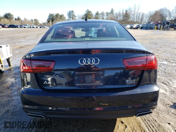 2018 Audi A6 Premium with VIN WAUF8AFC9JN093032, listed as a Copart auction lot 46118955 with 55,713 mi miles and Salvage Title. Bid and sale history available at carsss.com. Image 6.