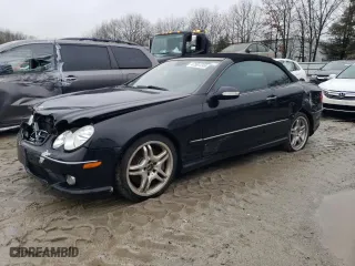2009 Mercedes-Benz CLK-Class 5.5L with VIN WDBTK72F09T105696, listed as a Copart auction lot 47591245 with 94,182 mi miles and Clean Title. Bid and sale history available at carsss.com. Image 1.