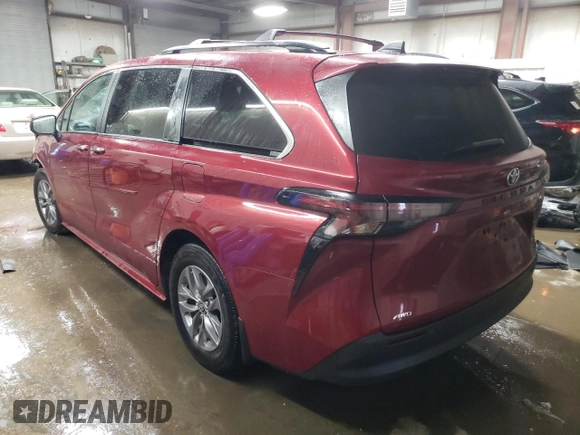 2023 Toyota Sienna XLE with VIN 5TDYSKFC4PS077858, listed as a Copart auction lot 84274124 with 29,857 mi miles and Salvage Title. Bid and sale history available at carsss.com. Image 2.