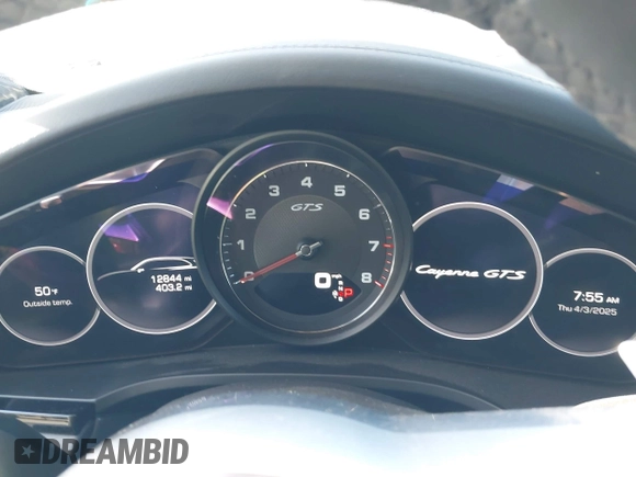 2021 Porsche Cayenne GTS z VIN WP1AG2AY0MDA35148, wystawiony jako IAAI lot #41949459 z przebiegiem 12 844 mil mil oraz . Historia ofert i sprzedaży dostępna na DreamBid. Obrazek 7.