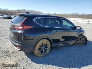 2021 Honda CR-V EX-L with VIN 5J6RW1H8XMA012138, listed as a Copart auction lot 48681605 with 27,113 mi miles and Salvage Title. Bid and sale history available at carsss.com. Image 3.