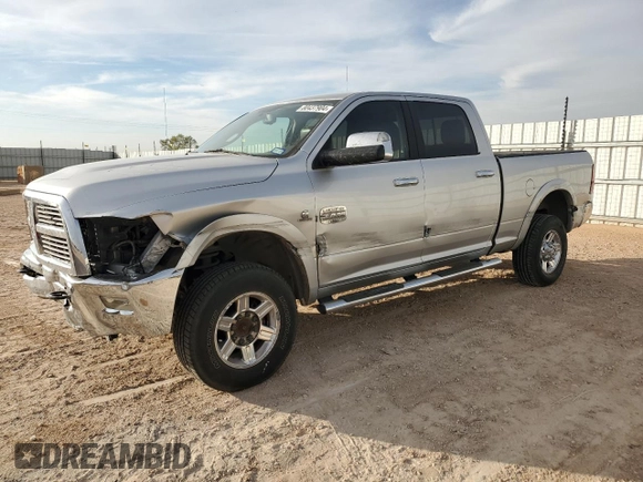 2012 Ram 2500 Laramie Longhorn with VIN 3C6UD5GL0CG225867, listed as a Copart auction lot 80437904 with 217,708 mi miles and Salvage Title. Bid and sale history available at carsss.com. Image 1.