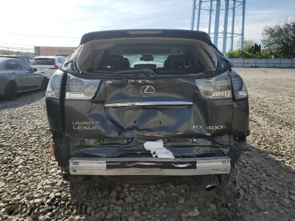 2006 Lexus RX 400h with VIN JTJHW31U562003894, listed as a Copart auction lot 56335235 with 92,397 mi miles and Salvage title. Bid and sale history available at DreamBid. Image 6.