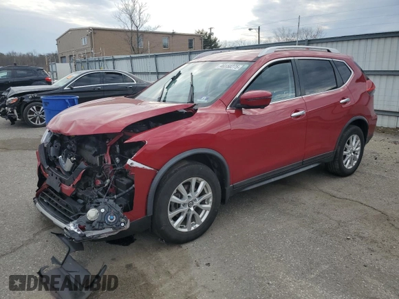 2017 Nissan Rogue S with VIN JN8AT2MV5HW264468, listed as a Copart auction lot 46550275 with 74,006 mi miles and Salvage Title. Bid and sale history available at carsss.com. Image 1.