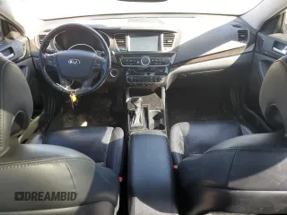 2014 Kia Cadenza Premium with VIN KNALN4D7XE5152520, listed as a Copart auction lot 47031785 with 142,386 mi miles and Salvage Title. Bid and sale history available at carsss.com. Image 8.