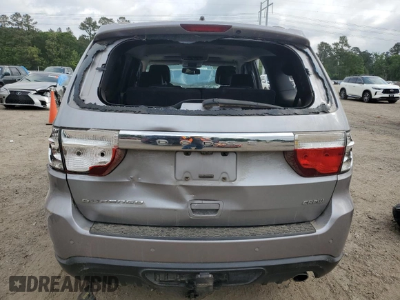 2013 Dodge Durango Crew z VIN 1C4RDHDG9DC687114, wystawiony jako Copart lot #53514085 z przebiegiem 116 120 mil mil oraz Szkoda całkowita • Salvage title. Historia ofert i sprzedaży dostępna na DreamBid. Obrazek 6.