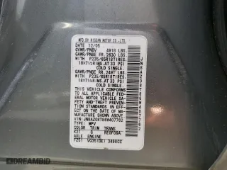 2006 Nissan Murano SL with VIN JN8AZ08T86W407762, listed as a Copart auction lot 89020255 with 196,911 mi miles and Salvage Title. Bid and sale history available at carsss.com. Image 12.