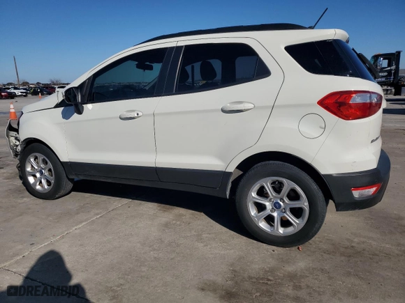 2020 Ford EcoSport SE with VIN MAJ3S2GE8LC394926, listed as a Copart auction lot 43345665 with 47,537 mi miles and Salvage Title. Bid and sale history available at carsss.com. Image 2.