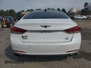 2017 Genesis G80 3.8L z VIN KMHGN4JE5HU192694, wystawiony jako Copart lot #48875045 z przebiegiem 141 416 mil mil oraz Szkody całkowita. Historia ofert i sprzedaży dostępna na DreamBid. Obrazek 6.