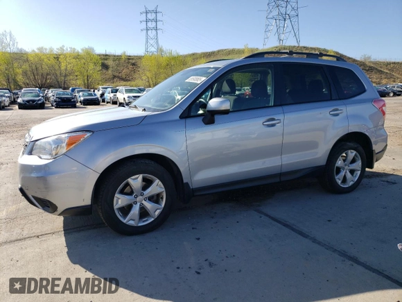 2015 Subaru Forester 2.5i Premium with VIN JF2SJAFC9FH595732, listed as a Copart auction lot 55690865 with 90,914 mi miles and Clean Title. Bid and sale history available at carsss.com. Image 1.
