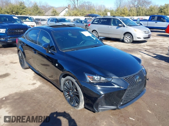 2019 Lexus IS 300 with VIN JTHC81D27K5035534, listed as a IAAI auction lot 41732472 with 70,089 mi miles and . Bid and sale history available at DreamBid. Image 6.