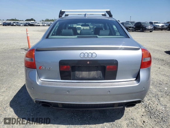 2003 Audi RS 6 with VIN WUAPV54B63N905751, listed as a Copart auction lot 55178165 with 147,535 mi miles and Clean Title. Bid and sale history available at carsss.com. Image 6.