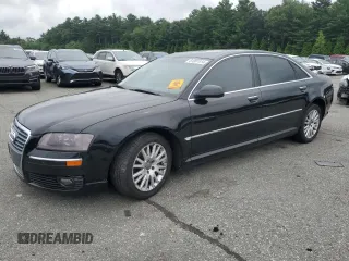 2007 Audi A8 L 4.2L with VIN WAUMV44E77N026086, listed as a Copart auction lot 61807414 with 0 mi miles and Salvage Title. Bid and sale history available at carsss.com. Image 1.
