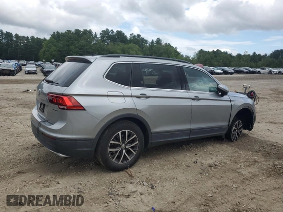 2019 Volkswagen Tiguan SE z VIN 3VV2B7AXXKM152375, wystawiony jako Copart lot #63985805 z przebiegiem 56 386 mil mil oraz Szkoda całkowita • Salvage title. Historia ofert i sprzedaży dostępna na DreamBid. Obrazek 3.