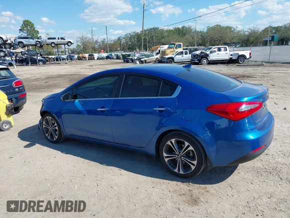 2015 Kia Forte EX with VIN KNAFZ4A85F5307314, listed as a IAAI auction lot 41672202 with 116,890 mi miles. Bid and sale history available at carsss.com. Image 14.