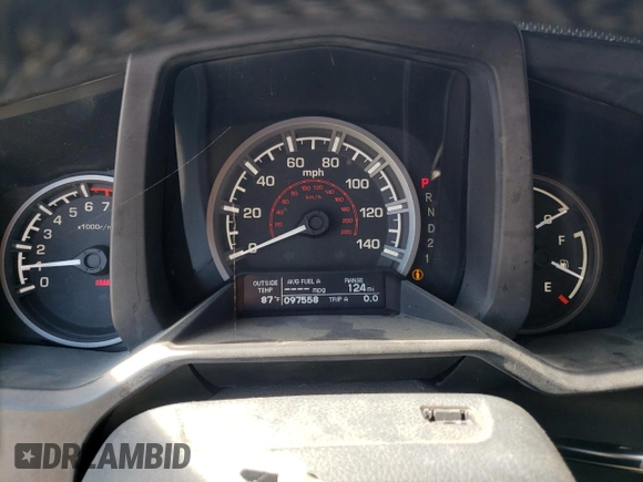 2010 Honda Ridgeline RTL with VIN 5FPYK1F56AB004084, listed as a Copart auction lot 58538224 with 97,558 mi miles and Salvage Title. Bid and sale history available at carsss.com. Image 9.