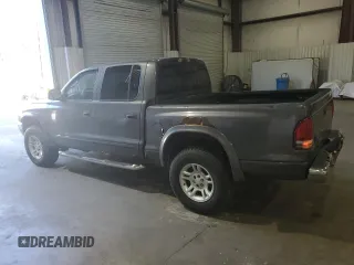 2002 Dodge Dakota SLT with VIN 1B7HG48N92S620875, listed as a Copart auction lot 86101494 with 159,436 mi miles and Salvage Title. Bid and sale history available at carsss.com. Image 2.