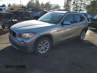 2014 BMW X1 xDrive28i with VIN WBAVL1C51EVY19441, listed as a Copart auction lot 44076115 with 107,830 mi miles and Salvage Title. Bid and sale history available at carsss.com. Image 1.