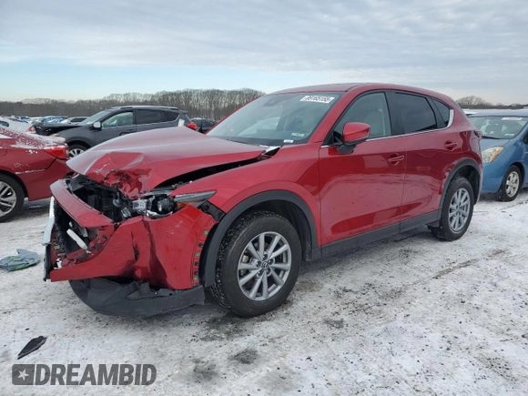 2023 Mazda CX-5 2.5 S Preferred Package with VIN JM3KFBCM1P0146524, listed as a Copart auction lot 89165155 with 35,687 mi miles and Salvage Title. Bid and sale history available at carsss.com. Image 1.