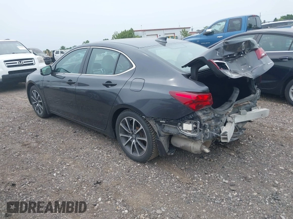 2015 Acura TLX Advance with VIN 19UUB3F72FA005092, listed as a IAAI auction lot 42508850 with 110,853 mi miles and . Bid and sale history available at DreamBid. Image 3.