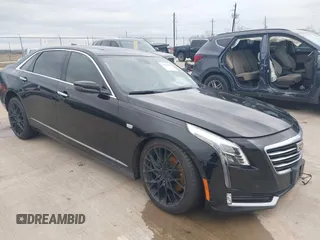 2018 Cadillac CT6 Luxury AWD with VIN 1G6KD5RS8JU107261, listed as a IAAI auction lot 41306569 with 82,499 mi miles. Bid and sale history available at carsss.com. Image 1.