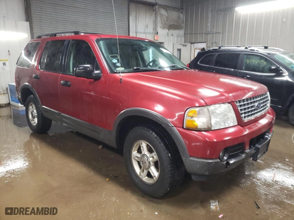 2003 Ford Explorer XLT with VIN 1FMZU73K93UB68682, listed as a Copart auction lot 88052585 with 163,356 mi miles and Salvage Title. Bid and sale history available at carsss.com. Image 4.