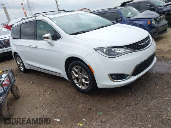 2017 Chrysler Pacifica Limited with VIN 2C4RC1GG0HR598664, listed as a IAAI auction lot 42138539 with 95,934 mi miles and . Bid and sale history available at DreamBid. Image 1.