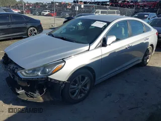 2018 Hyundai Sonata SEL with VIN 5NPE34AFXJH637053, listed as a IAAI auction lot 41723294 with 47,574 mi miles and . Bid and sale history available at carsss.com. Image 17.