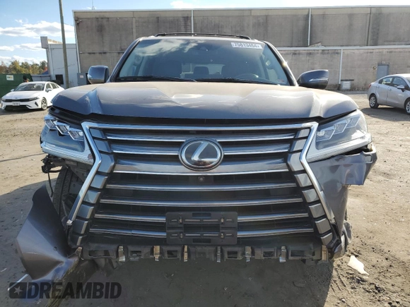 2017 Lexus LX with VIN JTJHY7AX9H4232274, listed as a Copart auction lot 75813464 with 51,256 mi miles and Salvage Title. Bid and sale history available at carsss.com. Image 5.