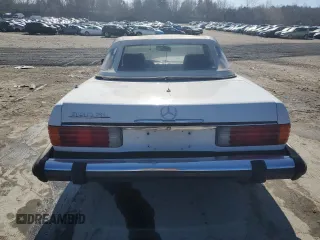 1982 Mercedes-Benz 380 SL with VIN WDBBA45A0CB010663, listed as a Copart auction lot 50511365 with 60,444 mi miles and Salvage Title. Bid and sale history available at DreamBid. Image 6.