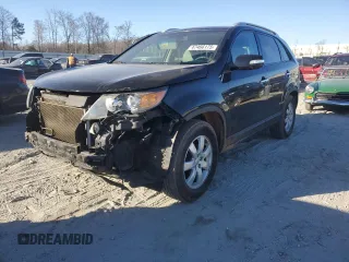 2013 Kia Sorento LX with VIN 5XYKT4A6XDG351024, listed as a Copart auction lot 47466175 with 192,187 mi miles and Salvage Title. Bid and sale history available at carsss.com. Image 1.