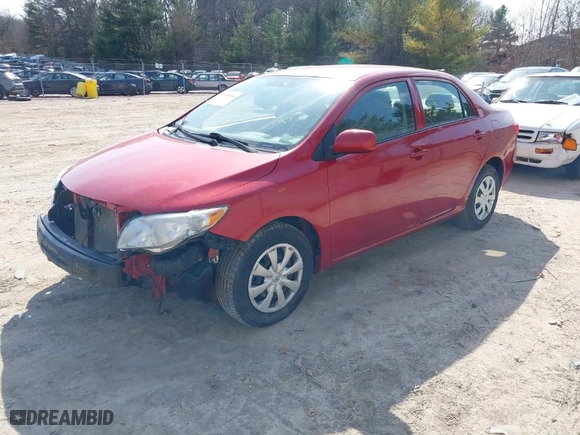 2010 Toyota Corolla with VIN 1NXBU4EE1AZ177946, listed as a IAAI auction lot 41909446 with 186,154 mi miles. Bid and sale history available at carsss.com. Image 2.