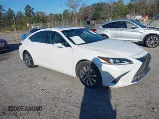 2020 Lexus ES with VIN 58ADZ1B11LU076606, listed as a IAAI auction lot 41274145 with 93,074 mi miles. Bid and sale history available at carsss.com. Image 1.