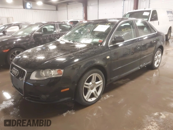 2008 Audi A4 2.0T with VIN WAUDF78E18A032709, listed as a IAAI auction lot 41281161 with 151,764 mi miles. Bid and sale history available at carsss.com. Image 2.