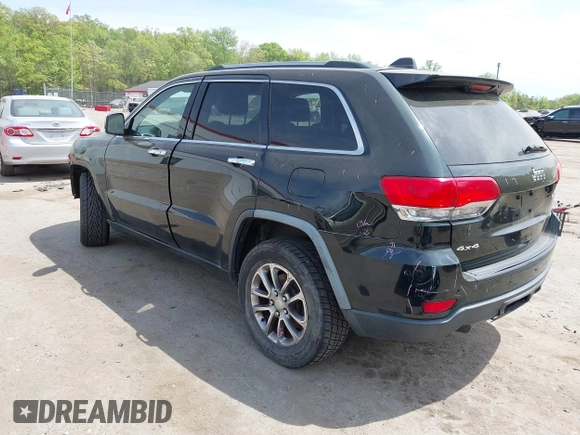 2014 Jeep Grand Cherokee Limited with VIN 1C4RJFBG3EC497939, listed as a IAAI auction lot 42127152 with 112,095 mi miles and . Bid and sale history available at DreamBid. Image 3.