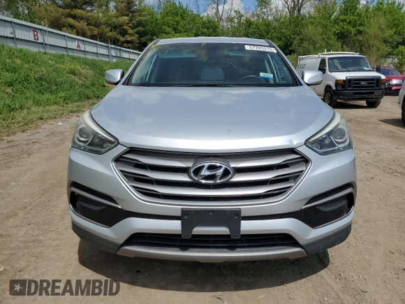 2017 Hyundai Santa Fe 2.4L z VIN 5XYZTDLB9HG466552, wystawiony jako Copart lot #57265315 z przebiegiem 123 390 mil mil oraz Czysty tytuł • Clean title. Historia ofert i sprzedaży dostępna na DreamBid. Obrazek 5.