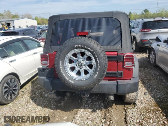 2012 Jeep Wrangler Sport с VIN 1C4AJWAG0CL284426, выставлен на аукционе Copart как лот 52247255 с пробегом Не указан миль и На запчасти • Non repairable. История ставок и продаж доступна на DreamBid. Изображение 6.