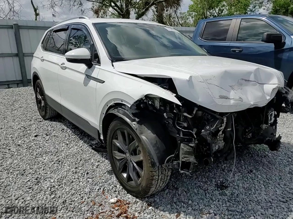 2022 Volkswagen Tiguan SE with VIN 3VV3B7AX8NM056737, listed as a Copart auction lot 51582055 with 34,986 mi miles and Non Repairable. Bid and sale history available at carsss.com. Image 12.