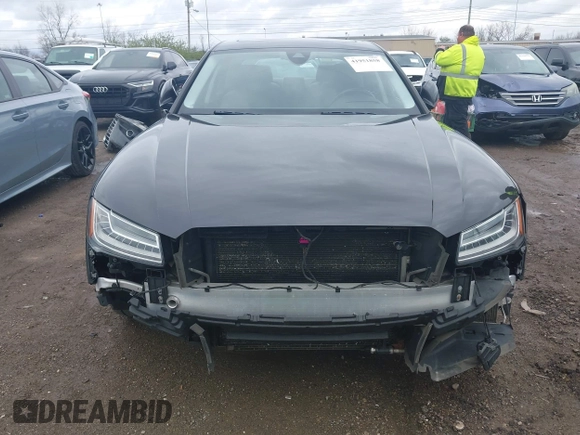 2016 Audi A8 L 4.0T Sport with VIN WAU43AFD3GN020763, listed as a IAAI auction lot 41951858 with 104,563 mi miles. Bid and sale history available at carsss.com. Image 6.