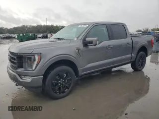 2023 Ford F-150 XL with VIN 1FTFW1E58PFC45266, listed as a Copart auction lot 46673095 with 9,422 mi miles and Salvage Title. Bid and sale history available at carsss.com. Image 1.